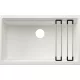 Blanco Etagon 700-U Silgranit mosogató 73x46 cm acél sínnel, fehér 527767