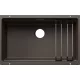 Blanco Etagon 700-U Silgranit mosogató 73x46 cm acél sínnel, kávé 527768