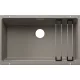 Blanco Etagon 700-U Silgranit mosogató 73x46 cm acél sínnel, tartufo 527769