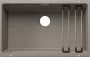 Blanco Etagon 700-U Silgranit mosogató 73x46 cm acél sínnel, tartufo 527769
