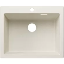 Blanco Pleon 6 Silgranit mosogató csaplyukkal, lefolyókészlet nélkül 61x51 cm, törtfehér kivitelben.