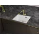 Blanco Pleon 6 Silgranit mosogató csaplyukkal, lefolyókészlet nélkül 61x51 cm, fehér kivitelben.