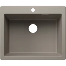Blanco Pleon 6 Silgranit mosogató csaplyukkal, lefolyókészlet nélkül 61x51 cm, tartufo színben.