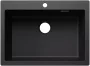 Blanco Pleon 8 Silgranit mosogató csaplyukkal 70x51 cm lefolyókészlet nélkül, fekete kivitelben