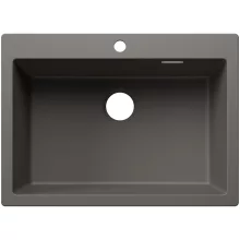 Blanco Pleon 8 Silgranit mosogató csaplyukkal 70x51 cm lefolyókészlet nélkül, vulkánszürke kivitelben