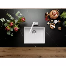 Blanco Subline 500-U Silgranit 53x46 cm mosogató, fehér kivitelben