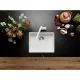 Blanco Subline 500-U Silgranit 53x46 cm mosogató, fehér kivitelben