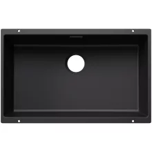Blanco Subline 700-U Silgranit 1 medencés mosogató 73x46 cm, lefolyókészlet nélkül, fekete kivitelben.