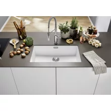 Blanco Subline 700-U Silgranit 73x46 cm mosogató, fehér kivitelben