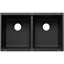 Blanco Subline 350/350-U Silgranit 2 medencés mosogató 75x46 cm, antracit kivitelben.