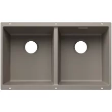 Blanco Subline 350/350-U Silgranit 2 medencés mosogató 75x46 cm, lefolyókészlet nélkül, tartufo kivitelben.