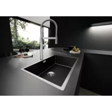Blanco Claron 700-IF Durinox rozsdamentes acél mosogató sötét acél színben.