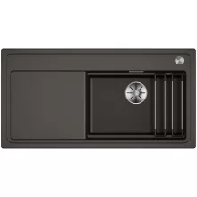 Blanco Etagon XL 6 S Silgranit mosogató 100x51 cm acél ráccsal és távműködtetővel, jobbos/kávé kivitelben