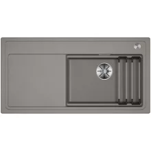 Blanco Etagon XL 6 S Silgranit mosogató 100x51 cm acél ráccsal és távműködtetővel, jobbos/tartufo kivitelben