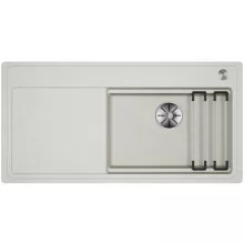 Blanco Etagon XL 6 S-F Silgranit mosogató 98x49 cm acél ráccsal és távműködtetővel, jobbos/törtfehér kivitelben