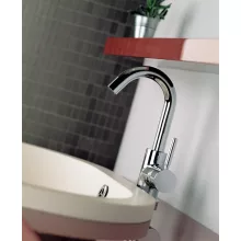   Bugnatese Kobuk mosdócsaptelep click-clack leeresztővel, króm 2213SCCR