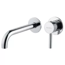   Bugnatese Kobuk falsík alatti 2-lyukas mosdócsaptelep 22 cm-es kifolyóval, click-clack leeresztővel, króm 2246SCCR