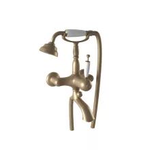   Bugnatese Oxford kádcsaptelep zuhanyszettel, matt bronz 6300BO