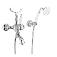   Bugnatese Oxford termosztátos kádcsaptelep zuhanyszettel, króm 6303CR
