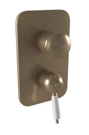 Bugnatese Oxford falsík alatti zuhanycsaptelep 4 fogyasztóhoz, bronz 6332BR