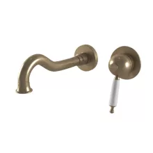   Bugnatese Oxford falsík alatti mosdócsaptelep 19 cm-es kifolyóval, Click-Clack leeresztővel, bronz 6345SCBR