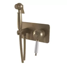   Bugnatese Oxford falsík alatti bidé csaptelep zuhannyal, bronz 6366BR