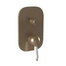   Bugnatese Oxford falsík alatti zuhanycsaptelep 2 fogyasztóhoz, bronz 6372BR