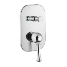   Bugnatese Denver falsík alatti zuhanycsaptelep 2 fogyasztóhoz, króm 6472CR