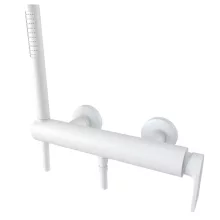   Bugnatese Simple zuhanycsaptelep zuhanyszettel, matt fehér 6635BI
