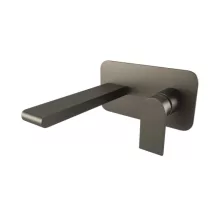   Bugnatese Simple falsík alatti mosdócsaptelep 15,5 cm-s kifolyóval, grafit fekete 6643GF