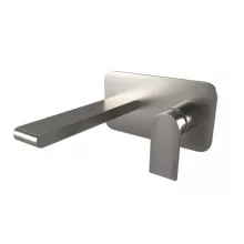   Bugnatese Simple falsík alatti mosdócsaptelep 15,5 cm-s kifolyóval, rozsdamentes acél hatású 6643NS