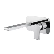  Bugnatese Simple falsík alatti mosdócsaptelep 15.5 cm-es kifolyóval, click-clack leeresztővel, króm 6643SCCR