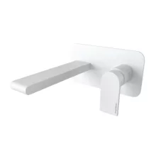   Bugnatese Simple falsík alatti mosdócsaptelep 15.5 cm-es kifolyóval, click-clack leeresztővel, matt fehér 6643SCBI