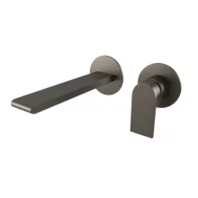   Bugnatese Simple falsík alatti mosdócsaptelep 15.5 cm-es kifolyóval, grafit fekete 6645GF