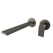   Bugnatese Simple falsík alatti mosdócsaptelep 21 cm-es kifolyóval, grafit fekete 6646GF