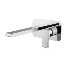   Bugnatese Simple falsík alatti mosdócsaptelep 21 cm-es kifolyóval, click-clack leeresztővel, króm 6647SCCR