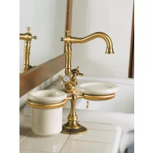   Bugnatese Princeton mosdócsaptelep leeresztővel, bronz 834BR
