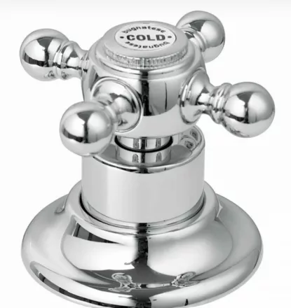 Bugnatese Arcadia csempeszelep 3/4" csatlakozással, króm/arany 8362CRDO