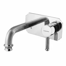   Bugnatese Athena 2-lyukas fali mosdócsaptelep click-clack leeresztővel, 22 cm-es kifolyóval, króm 8543SCCR