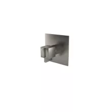   Bugnatese Tetris falsík alatti termosztátos zuhanycsaptelep 1 fogyasztóhoz, szálcsiszolt nikkel 9177NS