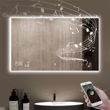   BVF Adelig LED okostükör 100x60 cm, Bluetooth hangszóróval és páramentesítés funkcióval BVFADE10BT