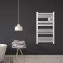BVF Kobe 500W elektromos törölközőszárító radiátor 54x96 cm digitális termosztáttal, fehér KOBEW05