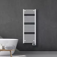   BVF Intuis Nao 300W elektromos törölközőszárító radiátor 40x94,4 cm beépített digitális termosztáttal, fehér M121110