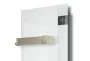 Radialight Silk Evo elektromos acél törölközőszárító radiátor 40x90 üveg előlappal, fehér ONS10021