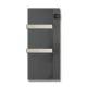Radialight Silk Evo elektromos acél törölközőszárító radiátor 40x90 üveg előlappal, antracit ONS10031