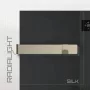 Radialight Silk Evo elektromos acél törölközőszárító radiátor 40x90 üveg előlappal, antracit ONS10031