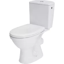   Cersanit Merida oldalsó vízbekötésű monoblokkos WC csésze hátsó kifolyással és Soft-Close ülőkével K03-018