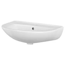   Cersanit President kerámia mosdó 605x485 mm csaplyukkal és túlfolyóval, fehér K08-010