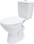 Cersanit President Monoblokkos WC csésze hátsó kifolyással, oldalsó beketösésű tartállyal és polipropilén ülőkével K08-028