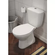 Cersanit President monoblokkos WC alsó kifolyással oldalsó vízbekötéssel ülőkével K08-029